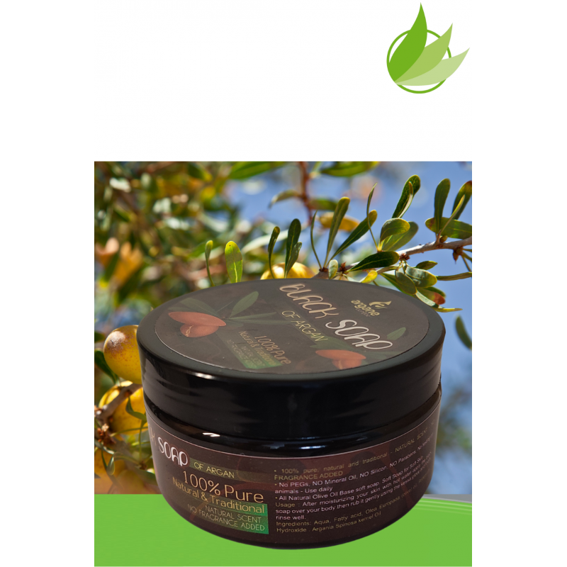Savon noir beldi à argan (200 gr)